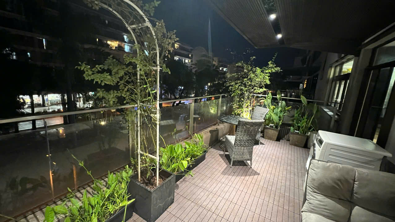 Panorama garden apartment for sale in Phu My Hung, District 7 has 3 bedrooms, 2 north-south views, car parking 6