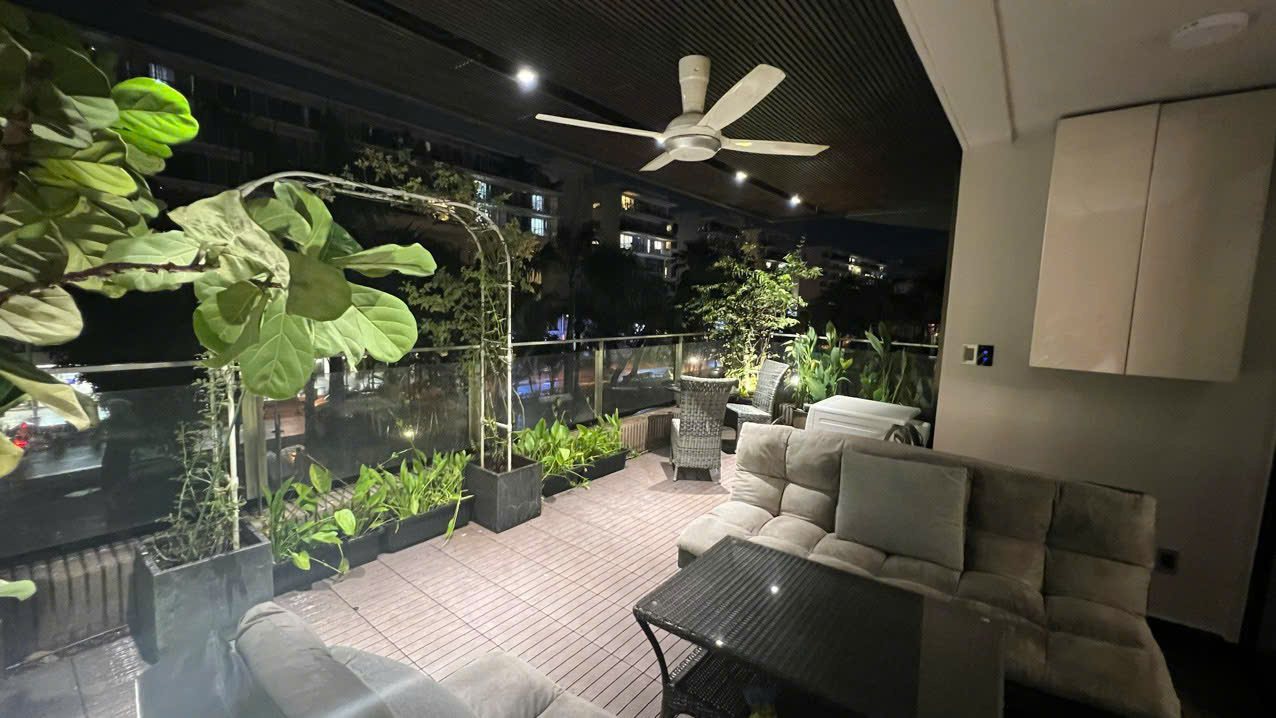 Panorama garden apartment for sale in Phu My Hung, District 7 has 3 bedrooms, 2 north-south views, car parking 3
