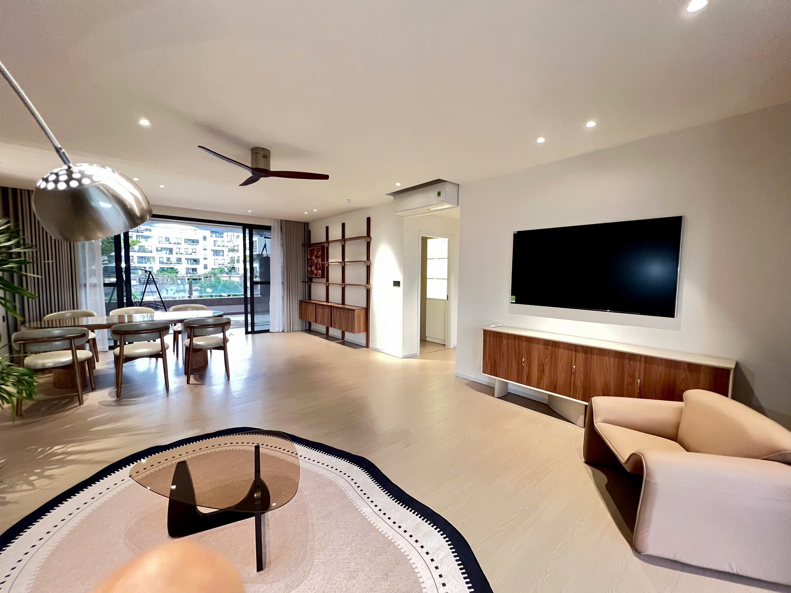 Panorama garden apartment for rent in Phu My Hung designed 3 bedrooms with new interior on the 3rd floor – 197m2 12