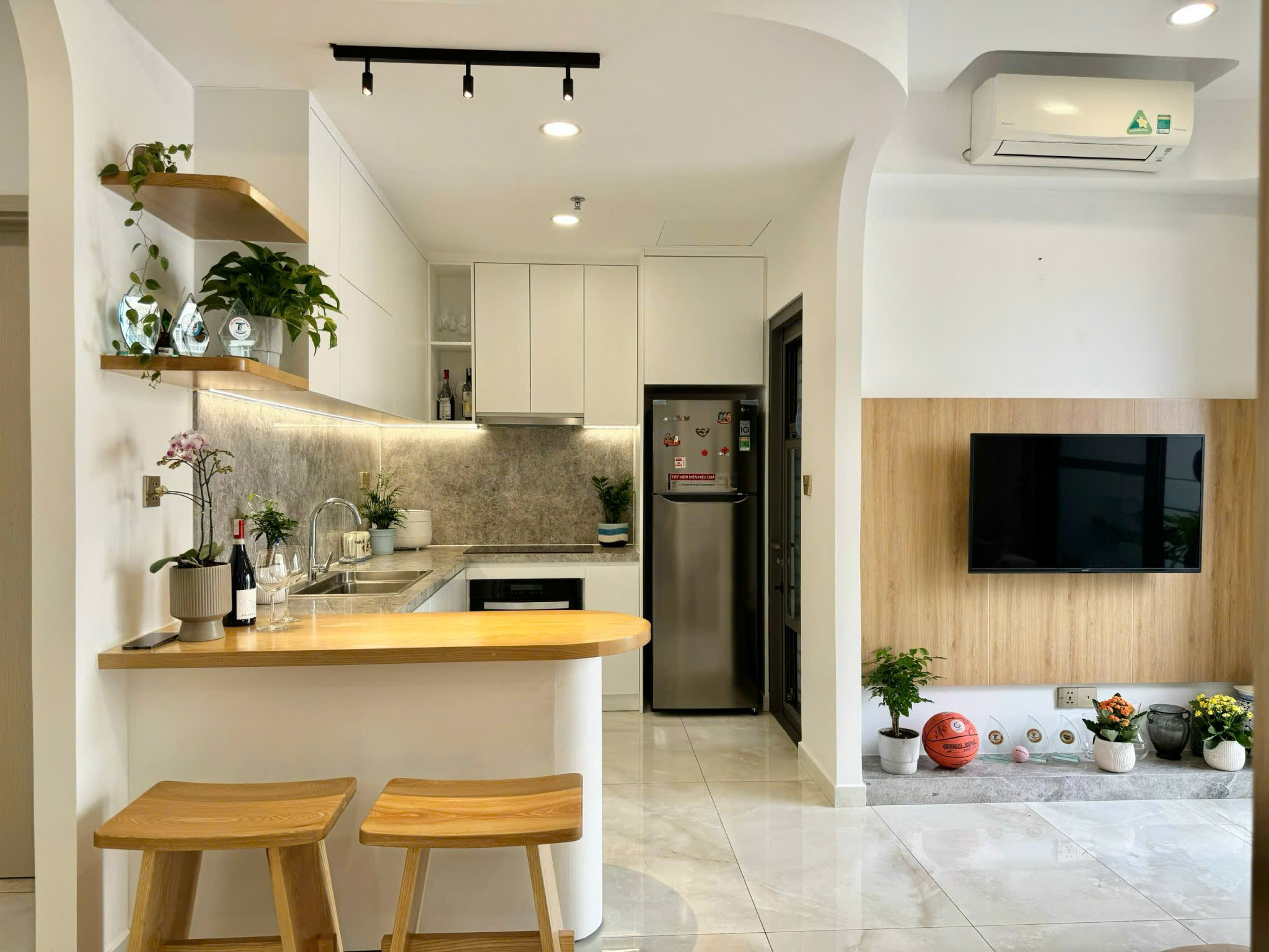 The Ascentia Phu My Hung apartment for rent, District 7 with 1 bedroom design facing Southwest – 55m2 5