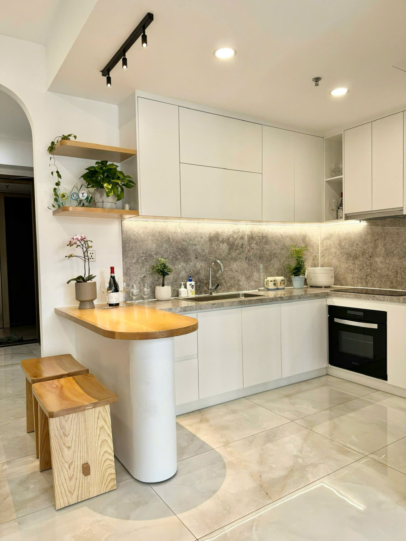The Ascentia Phu My Hung apartment for rent, District 7 with 1 bedroom design facing Southwest – 55m2 3