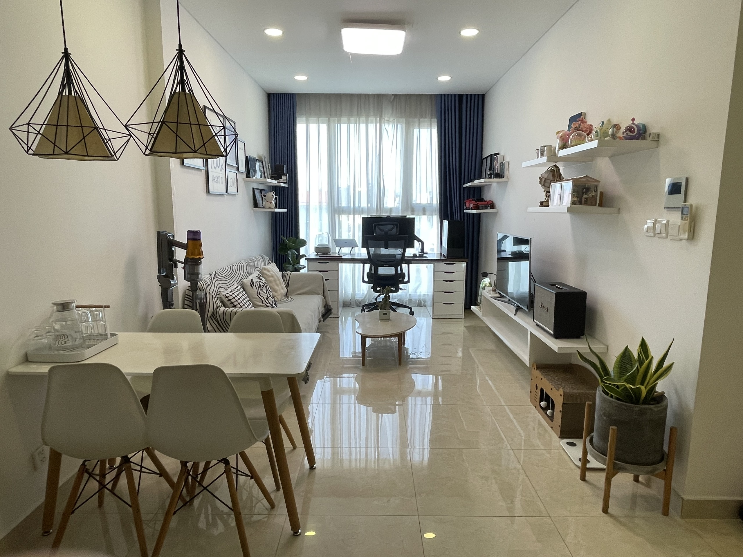 The Golden Star Nguyen Thi Thap apartment for rent, District 7 with 2 bedrooms, basic furniture – 68m2 8