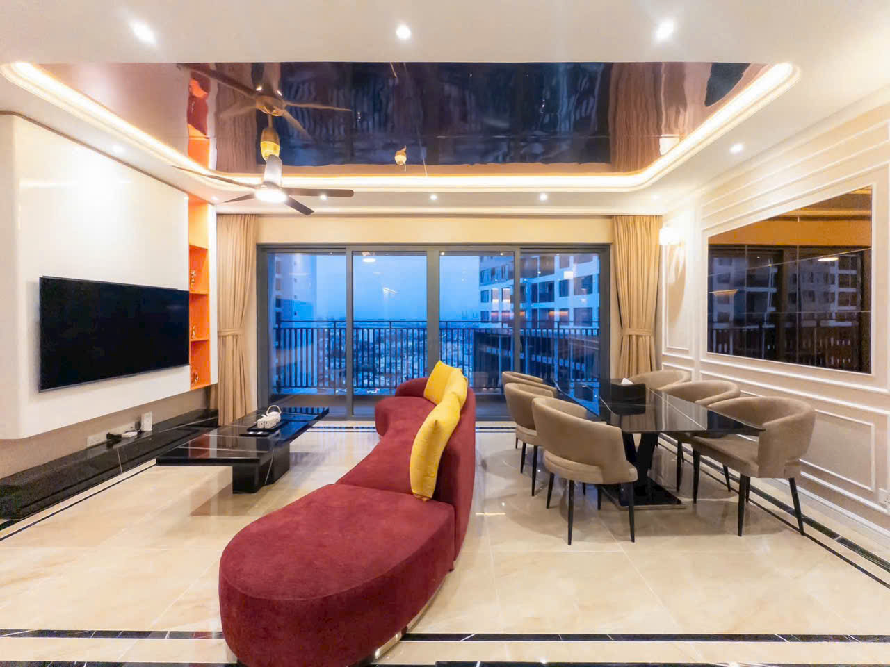 Cho thuê căn hộ The Infiniti Riviera Point Quận 7 thiết kế 3 phòng ngủ – 135m2 3