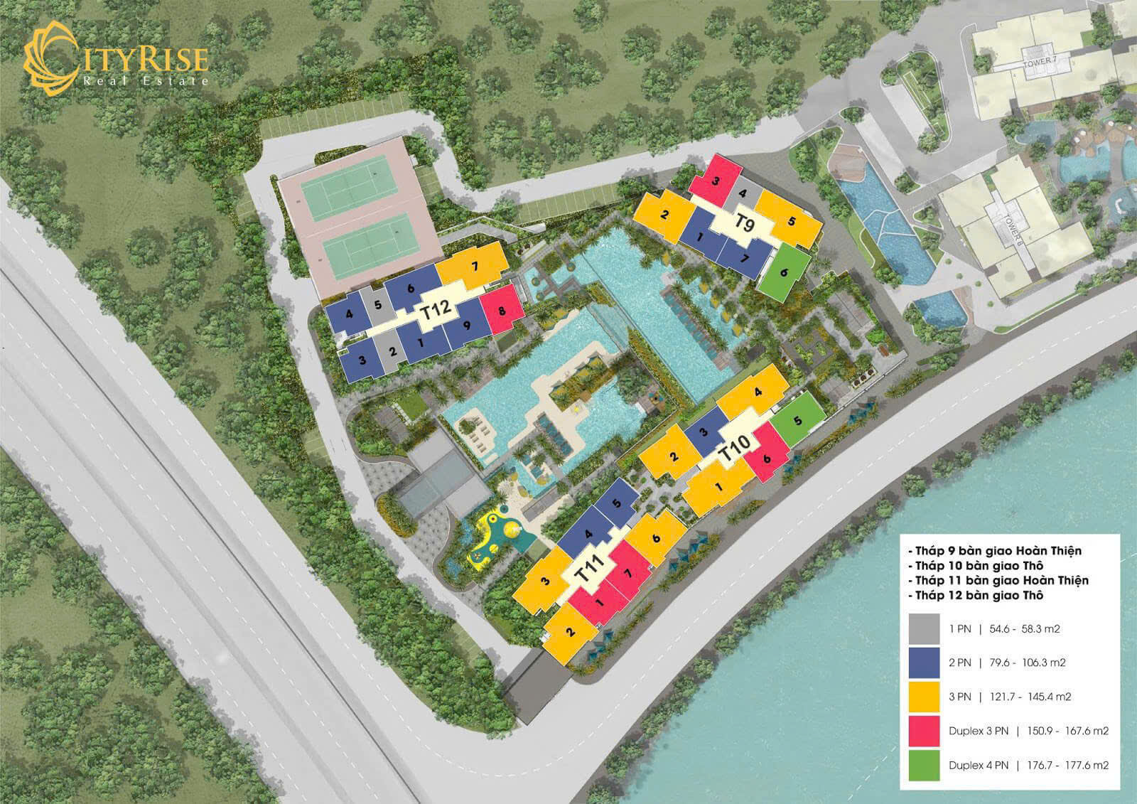 Cho thuê căn hộ The Infiniti Riviera Point, Quận 7 nhà mới thiết kế 2 phòng ngủ – 98m2 14