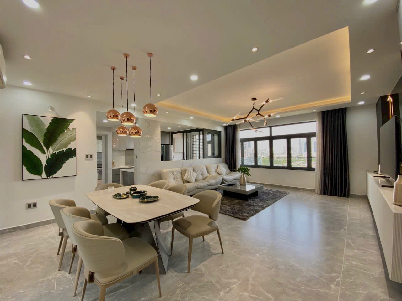 Cho thuê căn hộ The Panorama Phú Mỹ Hưng thiết kế 3 phòng ngủ view sông lầu 11 – 146m2 6