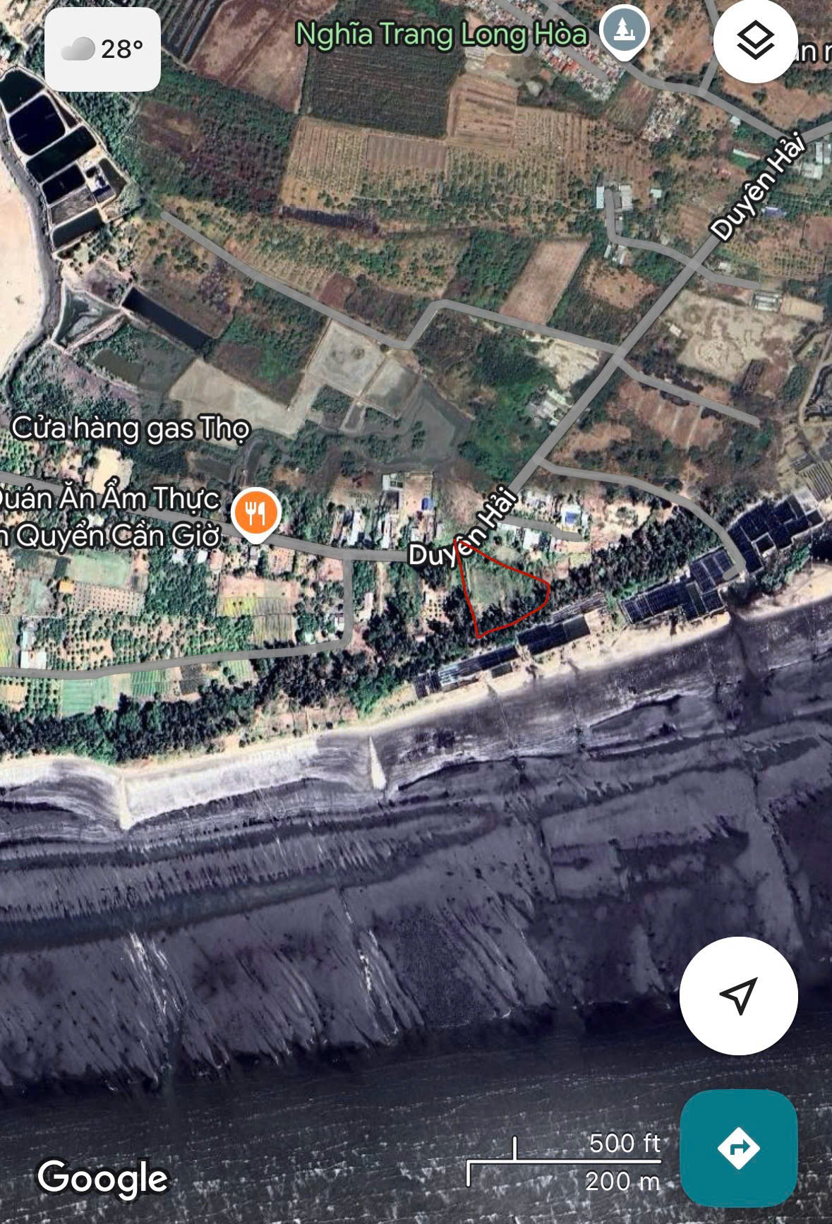 Land for sale in front of Duyen Hai street, Long Hoa, Can Gio near the sea, large area, perennial tree land with 200m2 of residential land 3