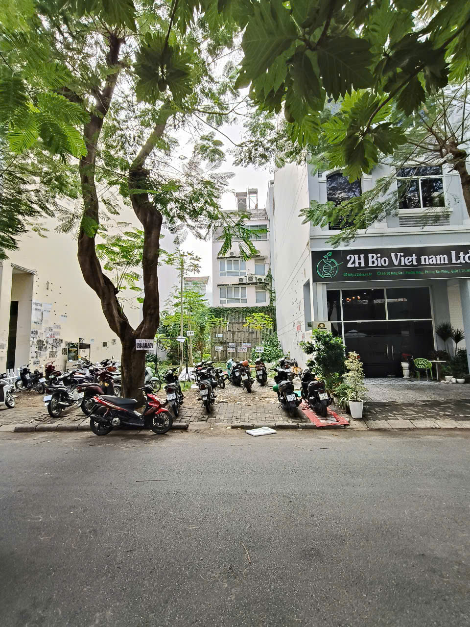 Land for sale in front of Hung Gia 1 Phu My Hung, District 7, 12m wide road, North 2
