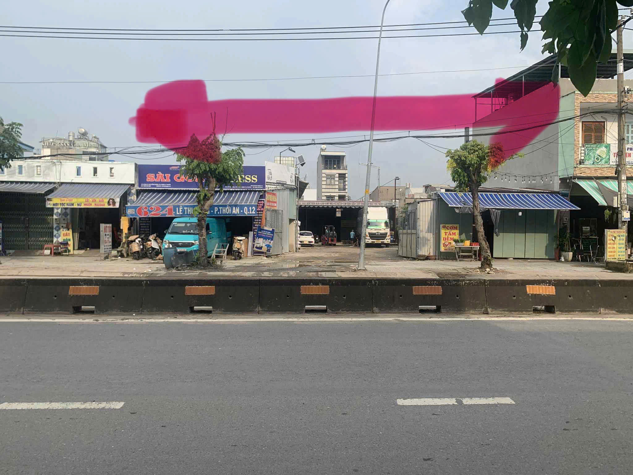 Land for sale in front of Le Thi Rieng, An Thoi Ward, District 12, width 21m – 1000m2 1