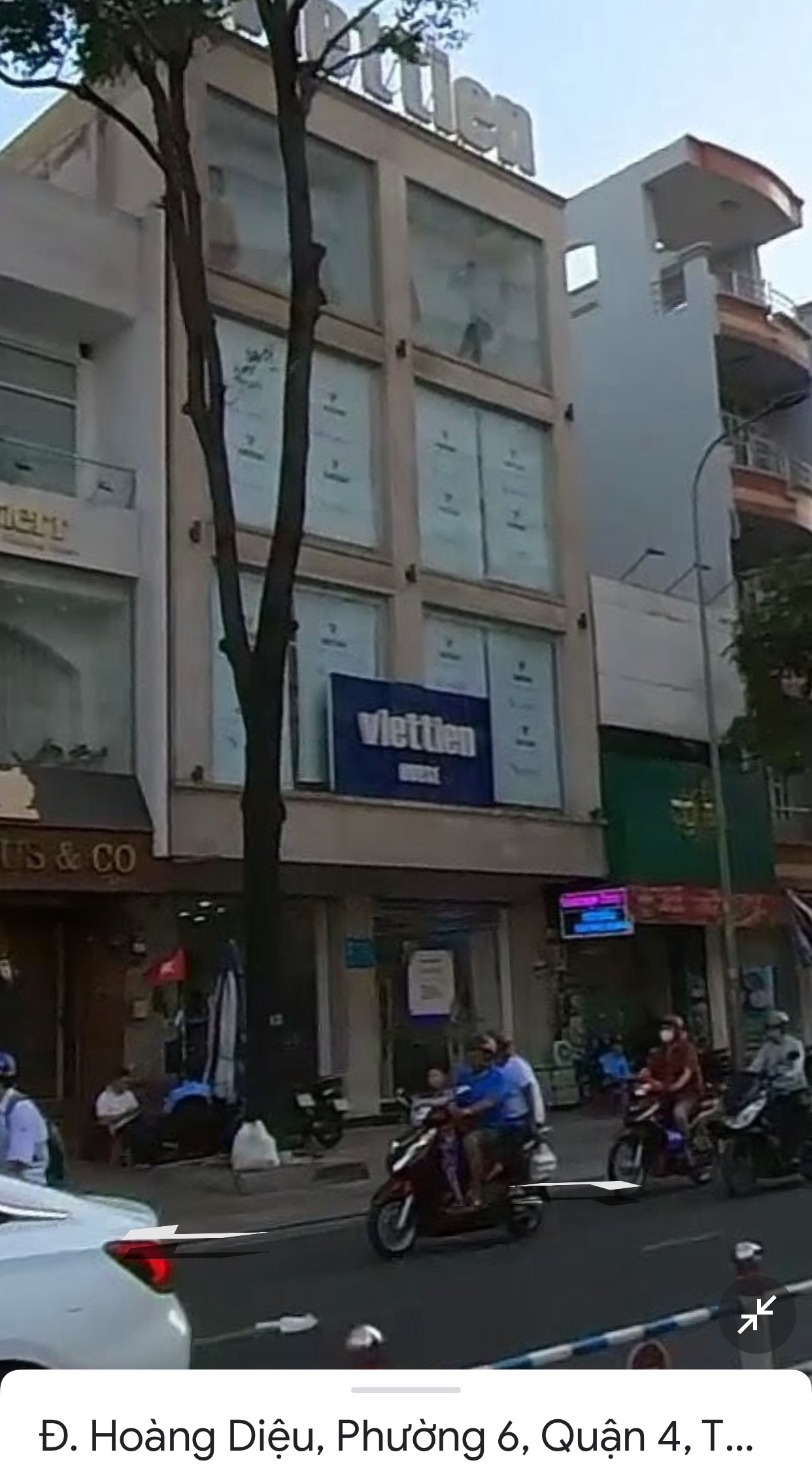 House for rent with 2 fronts of Hoang Dieu street, District 4 beautiful location with 4 floors 1