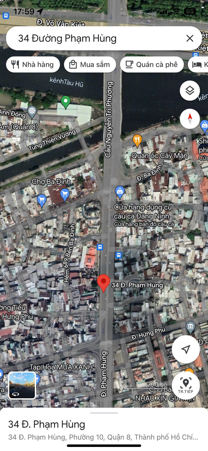 Bán nhà cấp 4 số 34 Phạm Hùng, Quận 8 nhà trống gần cầu Nguyễn Tri Phương tiện xây lại – 113.6m2 2