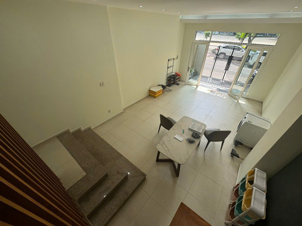 House for sale in front of Him Lam 6A area, District 7 built 4 floors with a direct view of the extremely airy park 3