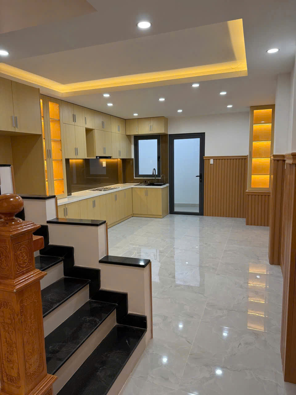 Townhouse for sale in Kieu Dam Residential Area, Tan Hung Ward, District 7, beautiful house built on 2 floors next to Lotte supermarket – 49.8m2 2