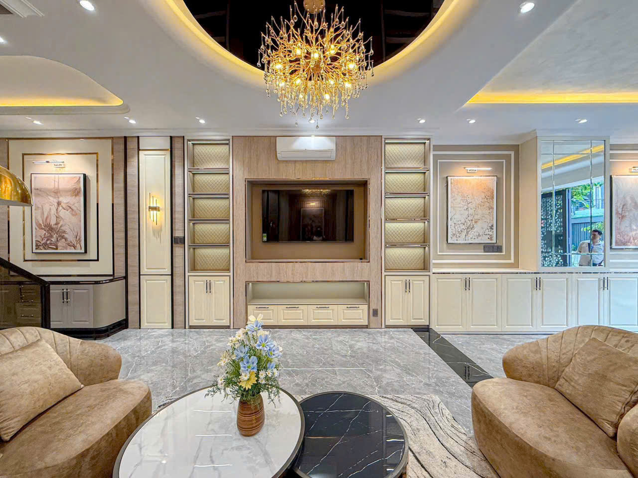 Townhouse for sale L48 D7 Street, Tan My Residential Area, District 7, beautiful new house built 4 floors with elevator – 90m2 6