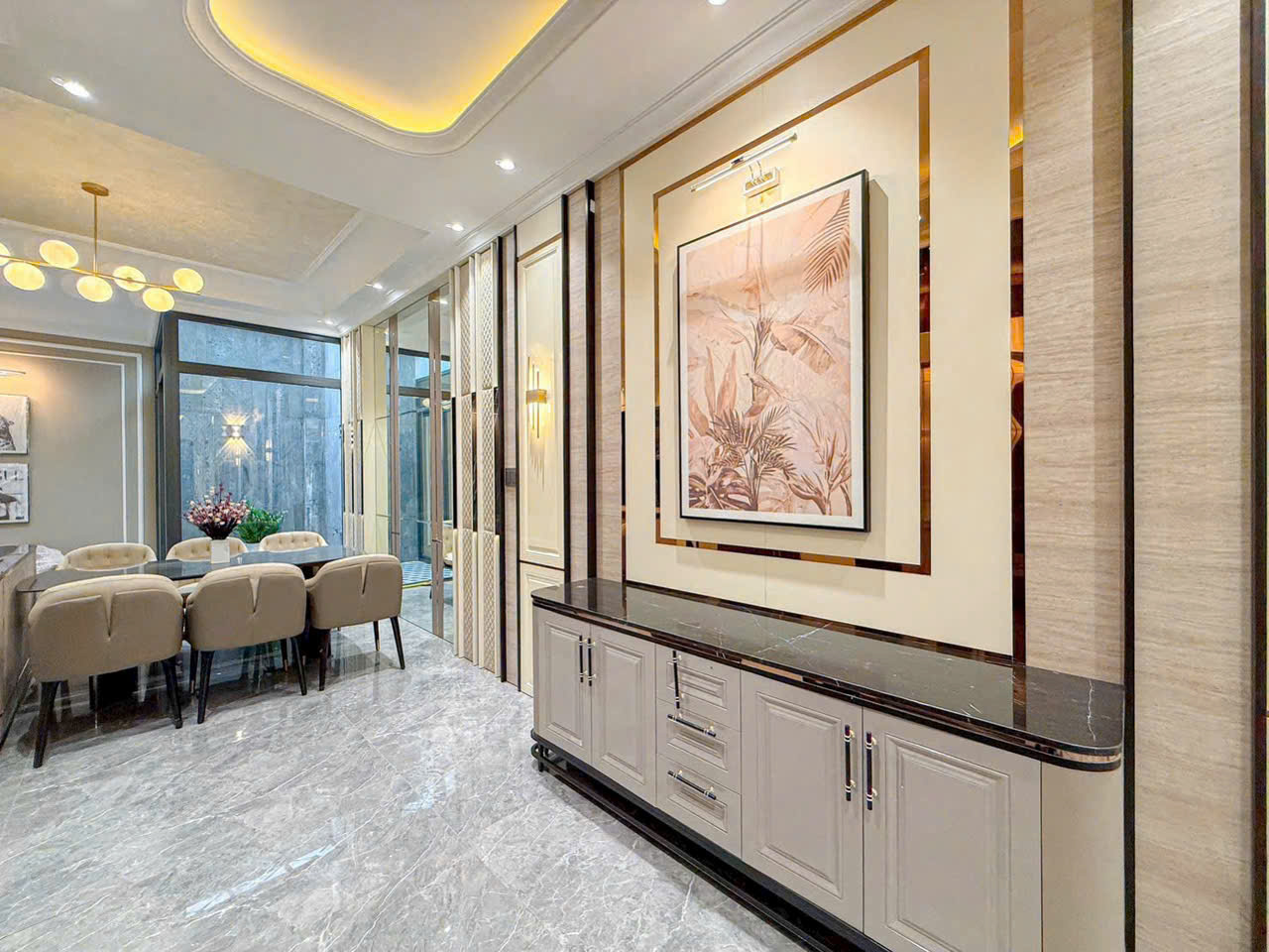 Townhouse for sale L48 D7 Street, Tan My Residential Area, District 7, beautiful new house built 4 floors with elevator – 90m2 5