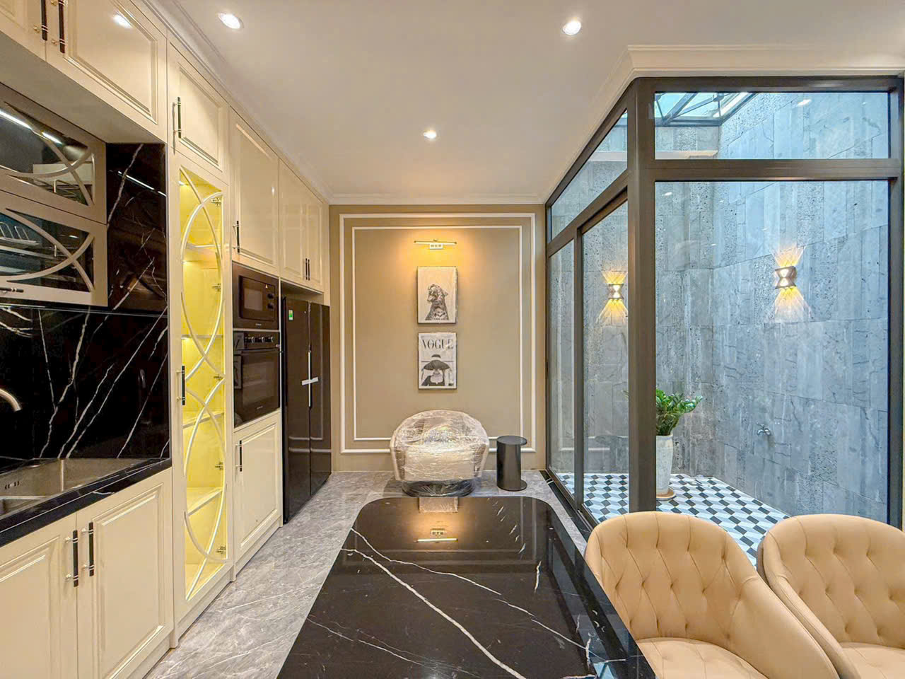 Townhouse for sale L48 D7 Street, Tan My Residential Area, District 7, beautiful new house built 4 floors with elevator – 90m2 4