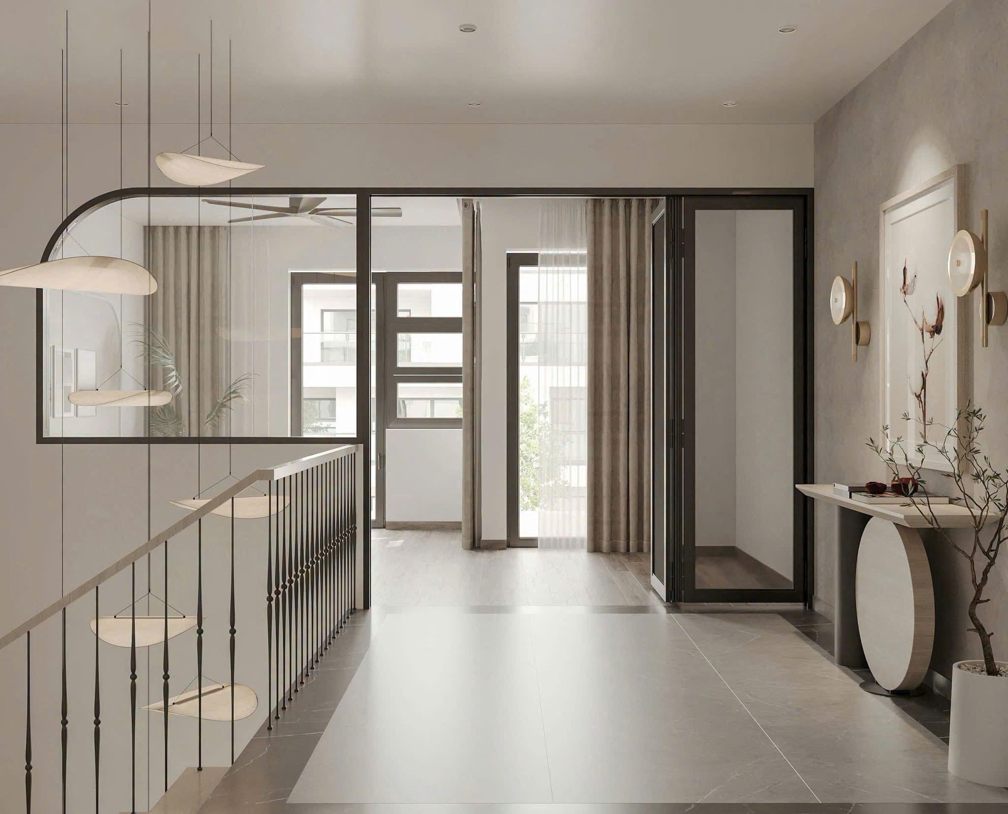 Cho thuê nhà phố Lavila Kiến Á Nhà Bè xây 3 tầng thiết kế 4 phòng ngủ hướng Nam – 96.8m2 4