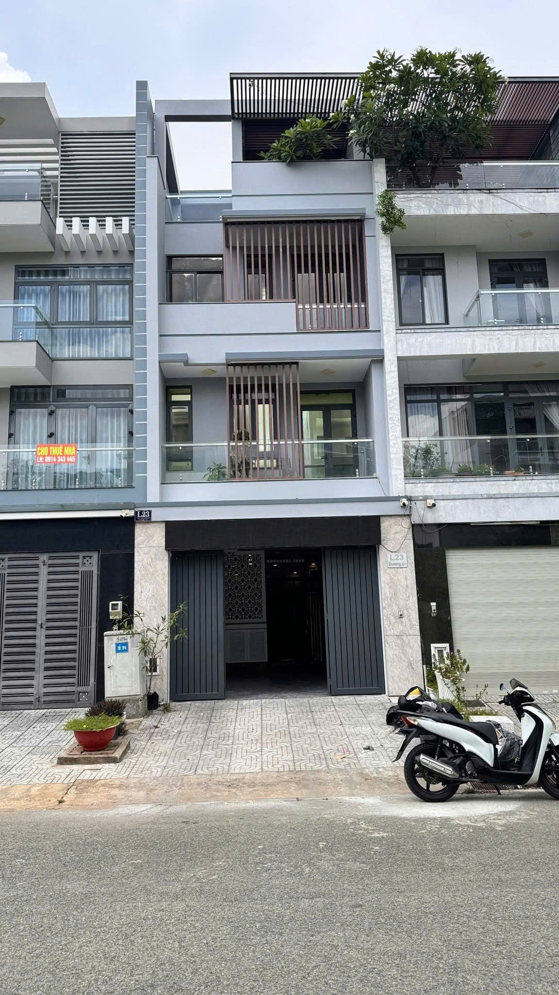 House for sale in Phu My resettlement area, District 7 built 4 floors with 4 bedrooms – 90m2