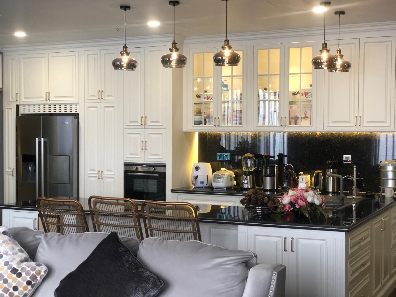 Midtown penthouse for sale Phu My Hung, District 7 corner unit with 4 bedrooms, river view 2