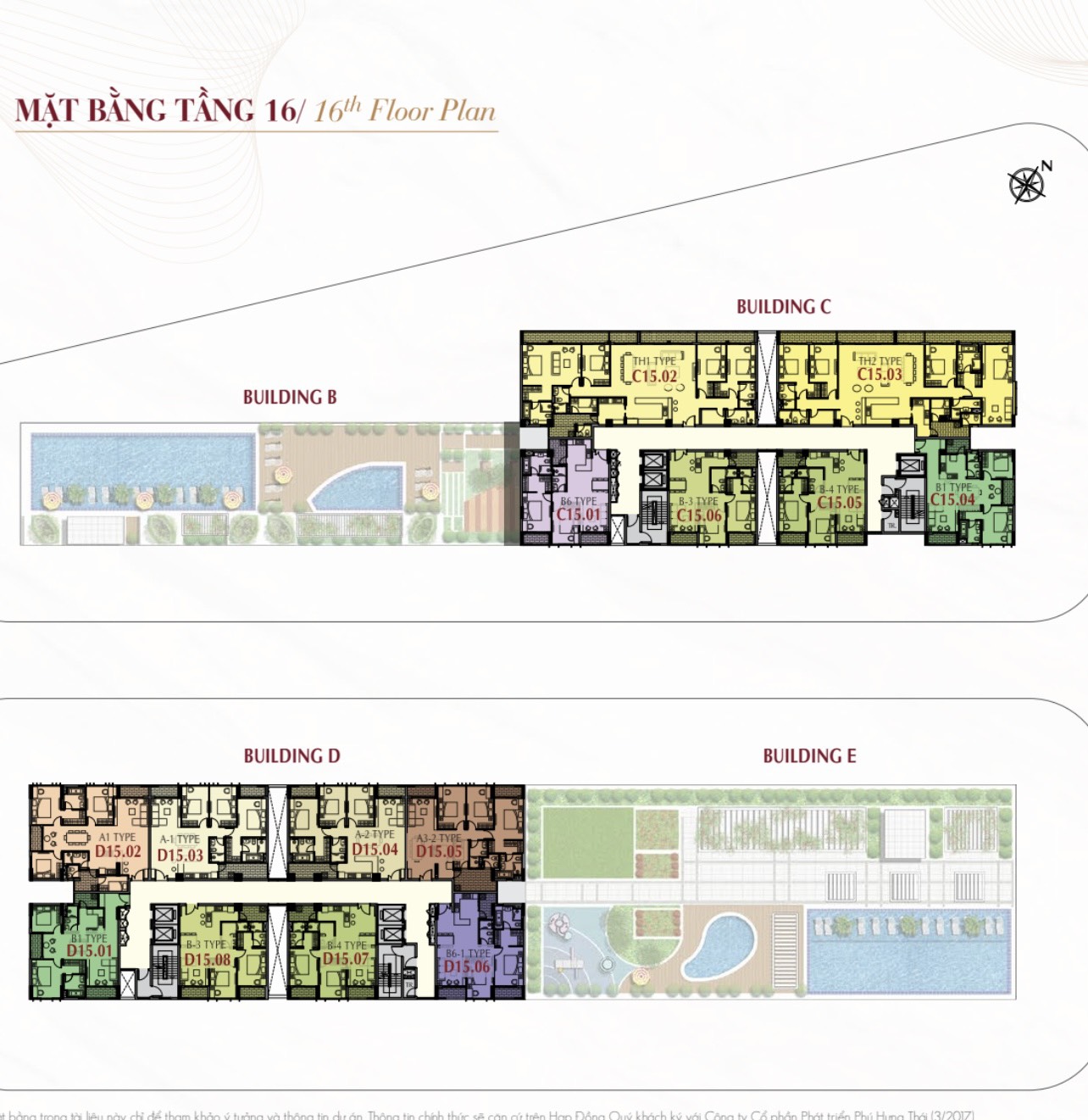 Midtown penthouse for sale Phu My Hung, District 7 corner unit with 4 bedrooms, river view 1