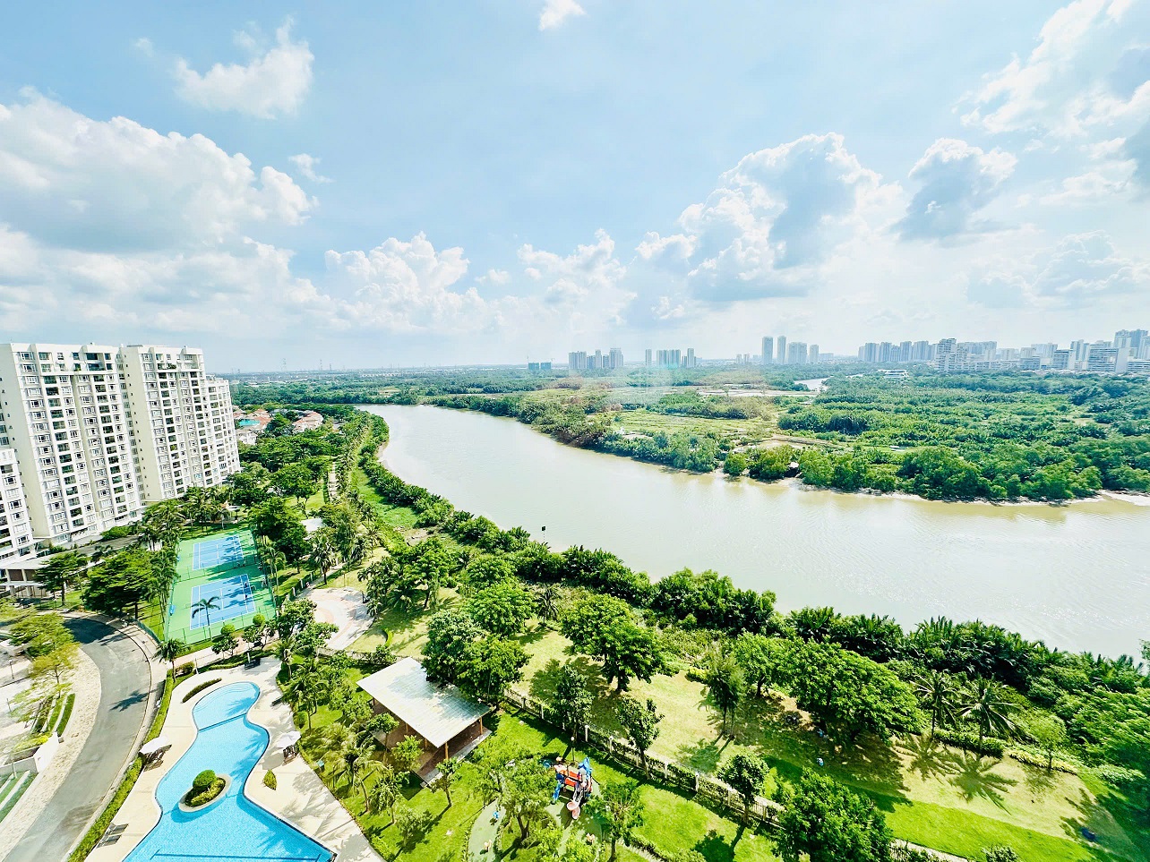 Riverside Residence penthouse apartment for rent, Phu My Hung, District 7, 4 bedrooms, parking, 16th floor - 260m2 9