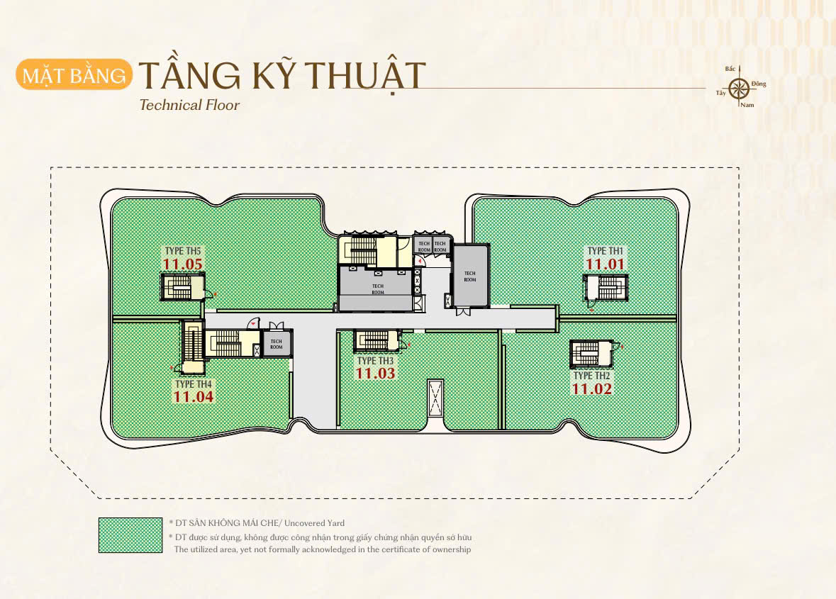 Penthouse for sale Sculptura Phu My Hung, District 7, super beautiful corner apartment with garden, car parking – 231.6m2 7