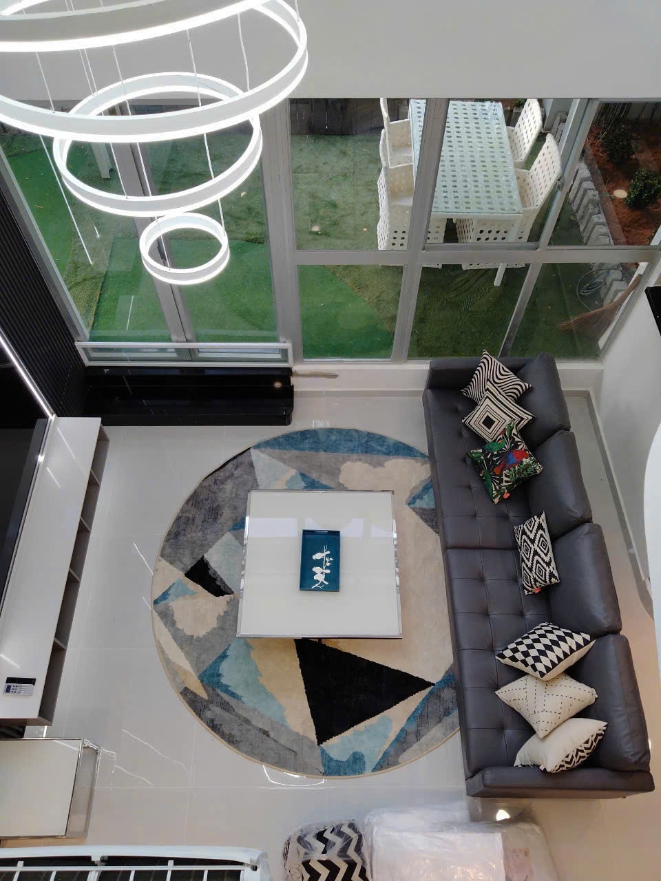 Penthouse Sky Garden Phu My Hung for sale or rent, District 7 with 5 bedrooms, BBQ court 8