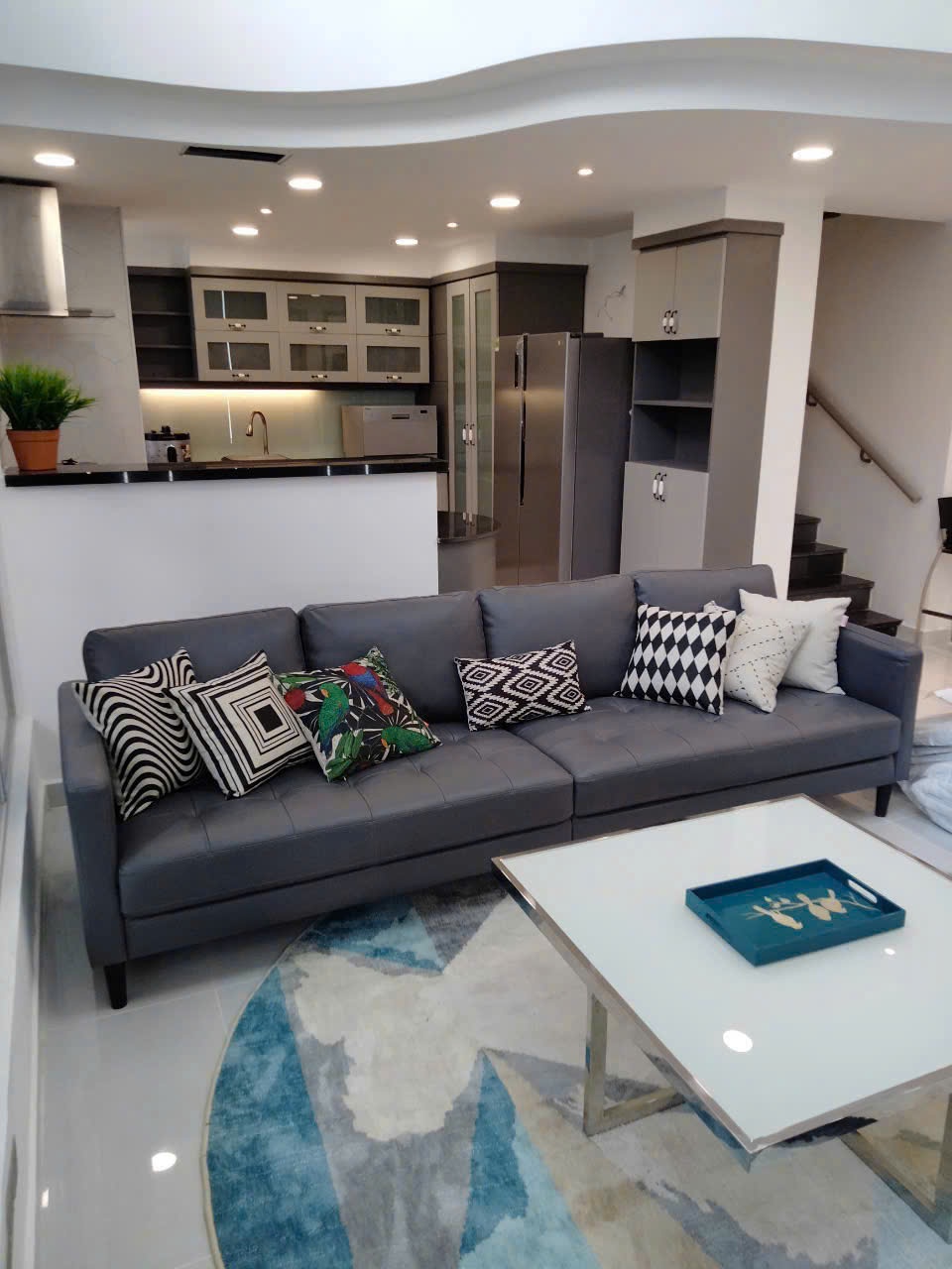 Penthouse Sky Garden Phu My Hung for sale or rent, District 7 with 5 bedrooms, BBQ court 13