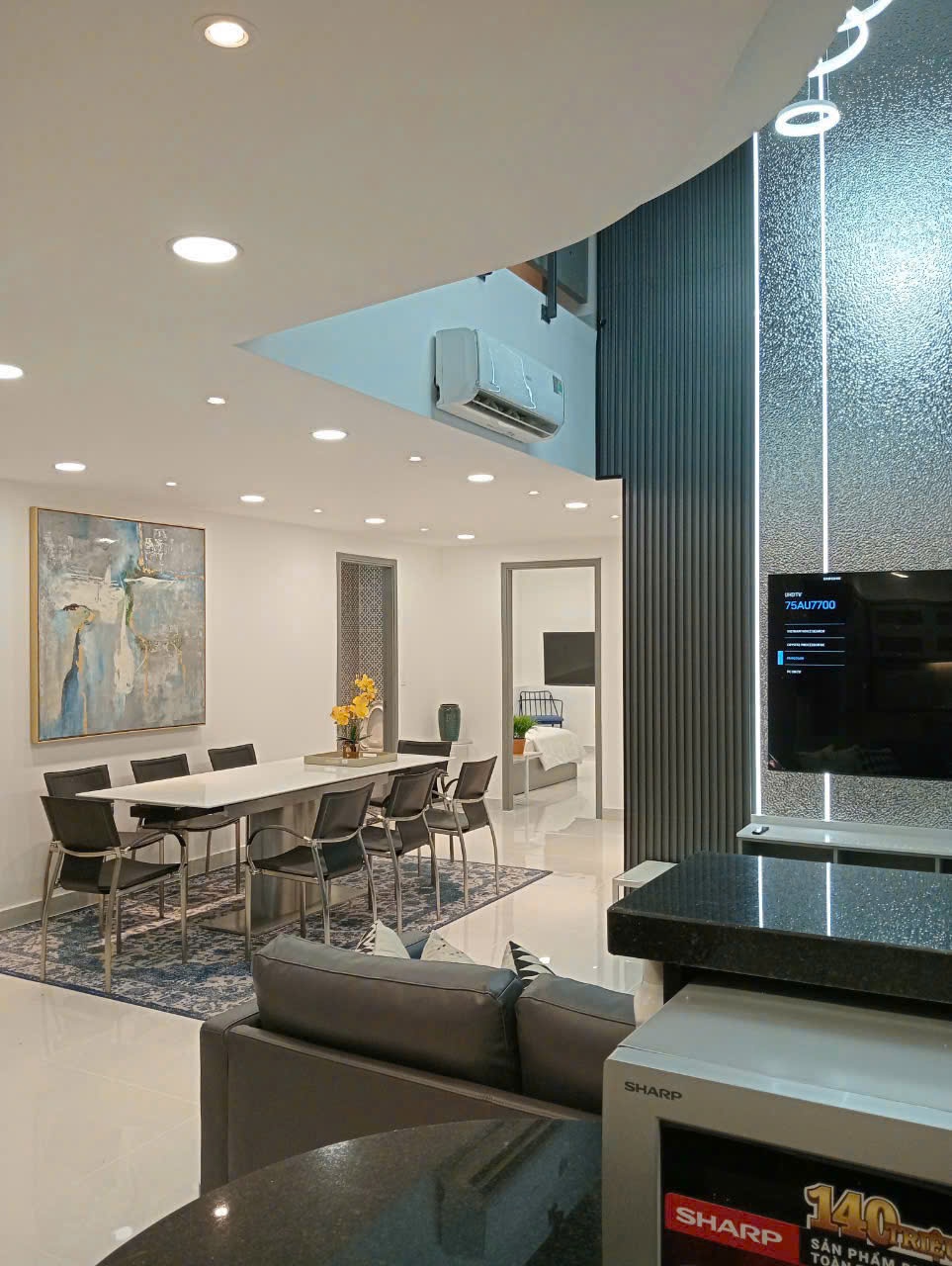 Penthouse Sky Garden Phu My Hung for sale or rent, District 7 with 5 bedrooms, BBQ court 12