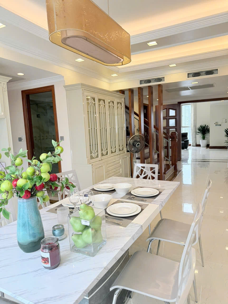 Star Hill penthouse for rent in Phu My Hung, District 7 has 4 bedrooms with high-class furniture, airy terrace 7