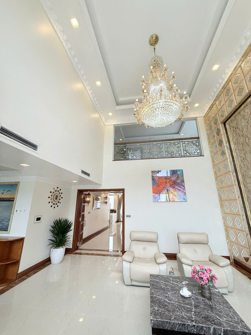 Star Hill penthouse for rent in Phu My Hung, District 7 has 4 bedrooms with high-class furniture, airy terrace 17