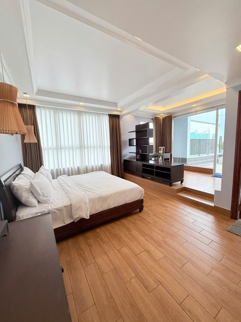 Star Hill penthouse for rent in Phu My Hung, District 7 has 4 bedrooms with high-class furniture, airy terrace 12