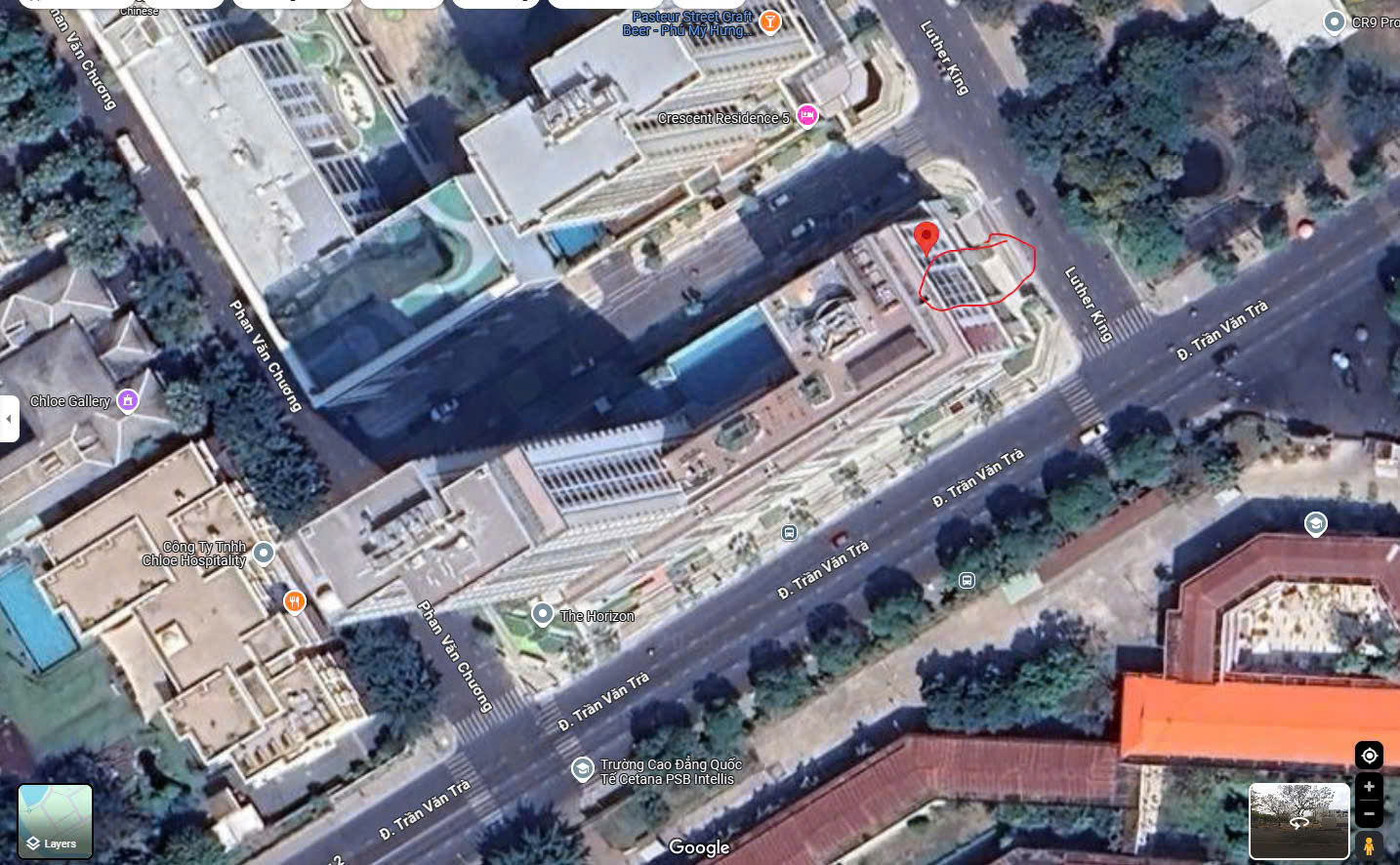 Shophouse for rent The Horizon Phu My Hung, District 7, corner apartment with 2 floors facing Northeast – 181.35m2 3